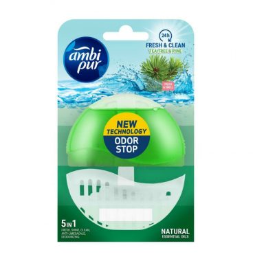 2+2 gratis: Ambi Pur Toiletblok Starterkit 5in1 Tea Tree&Pine