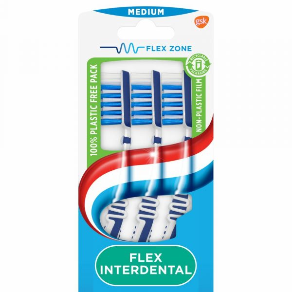 Aquafresh Tandenborstel Flex Interdental Medium 3-pack