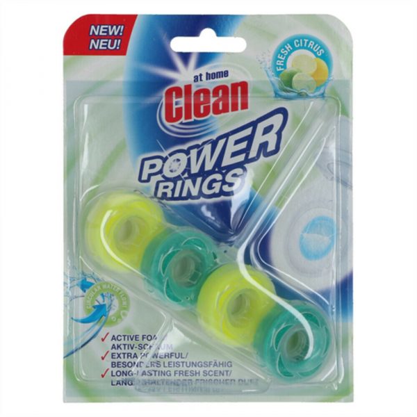 At Home Toiletblok Power Rings Fresh Citrus 40 gr