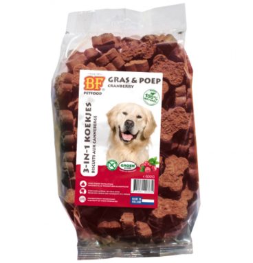 BF Petfood 3-in-1 Koekjes Cranberry 500 gr