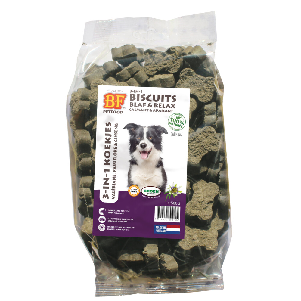 BF Petfood 3in1 Koekjes Blaf&Relax 500 gr