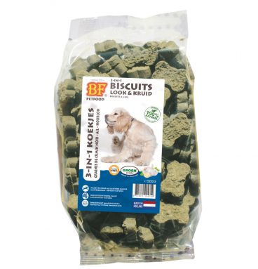 BF Petfood 3in1 Koekjes Look&Kruid 500 gr