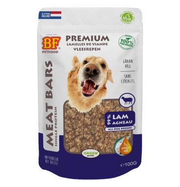 2+1 gratis: BF Petfood Meat Bars Lam 100 gr