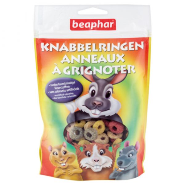 Beaphar Knabbelringetjes Snacks voor Knaagdieren 75 gr