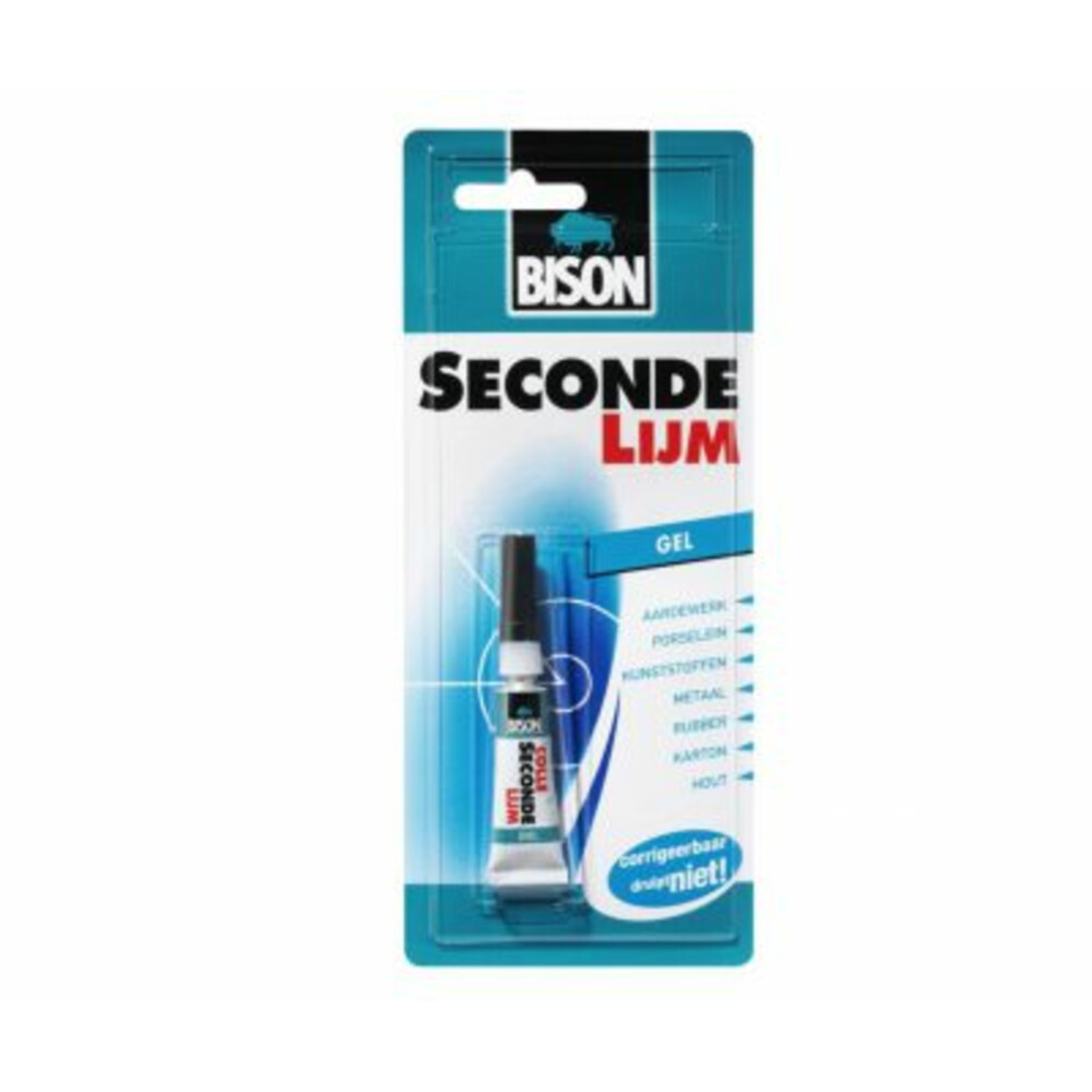 Bison Seconde Lijm Gel 3 gram