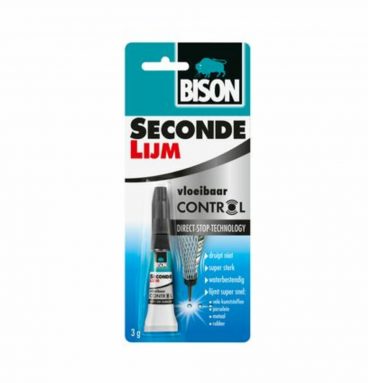 Bison Seconde Lijm Vloeibaar Control 3 gram