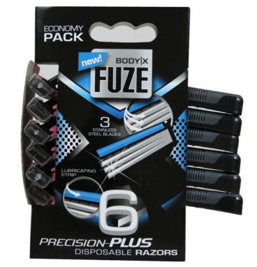 Body-X Fuze Men Triple Blades Wegwerpmesjes 6 stuks