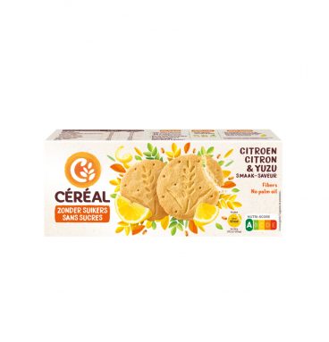 6x Céréal Koekjes Citroen&Yuzu 132 gr