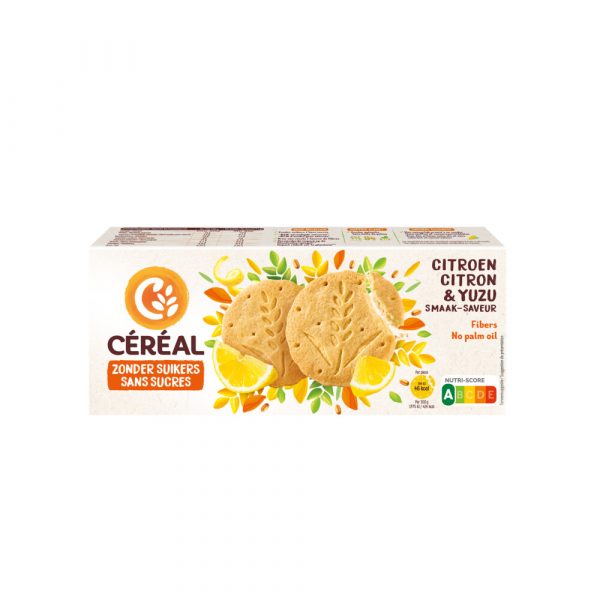 6x Céréal Koekjes Citroen&Yuzu 132 gr