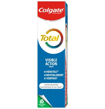 12x Colgate Total Tandpasta Visible Action 75 ml