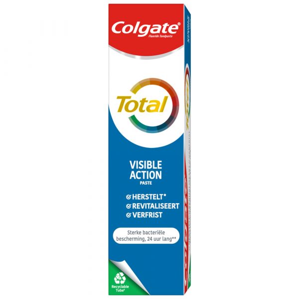 12x Colgate Total Tandpasta Visible Action 75 ml