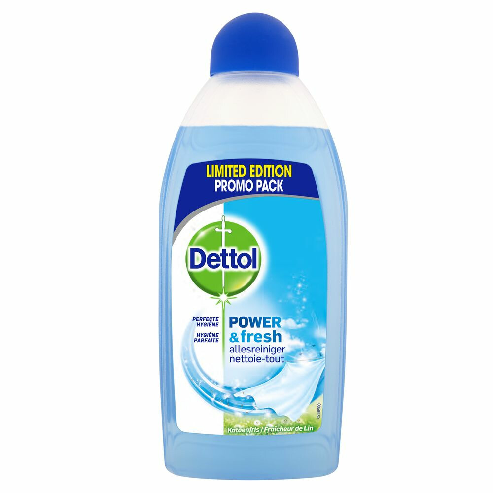 2x Dettol Power&Fresh Allesreiniger Katoen 500 ml