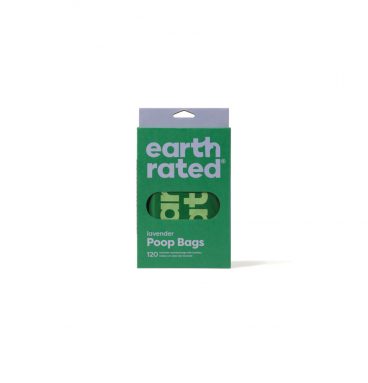 Earth Rated Eco Poepzakjes met Handvat Lavendel 120 zakjes