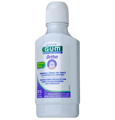 1+1 gratis: GUM Mondspoelmiddel Ortho 300 ml