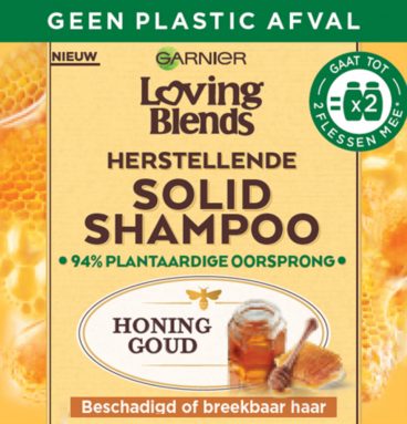 Garnier Loving Blends Honing Goud Shampoo Bar 60 gr