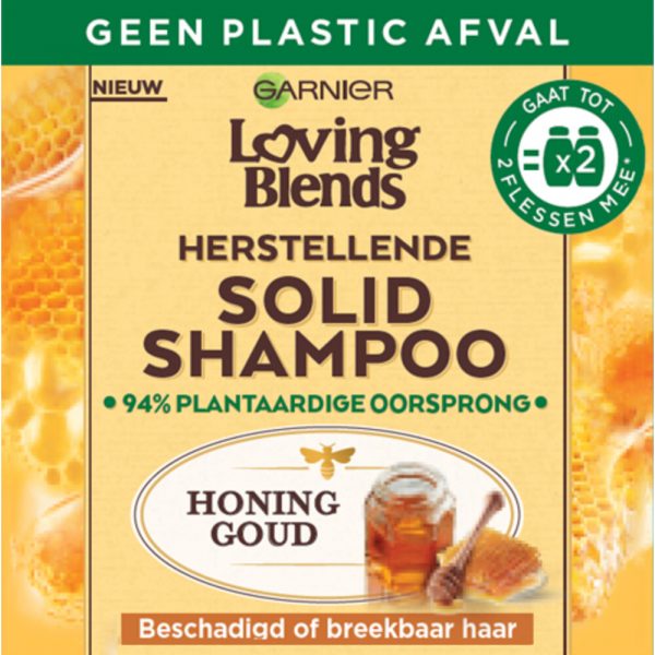 Garnier Loving Blends Honing Goud Shampoo Bar 60 gr