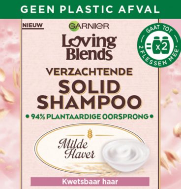 Garnier Loving Blends Milde Haver Shampoo Bar 60 gr