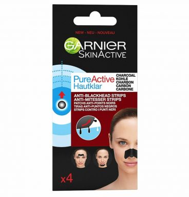 2x Garnier Pure Active Charcoal Neusstrips 4 stuks