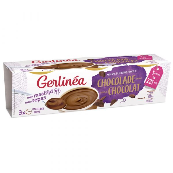 Gerlinea Pudding Chocolade 3 Pack 630 gr