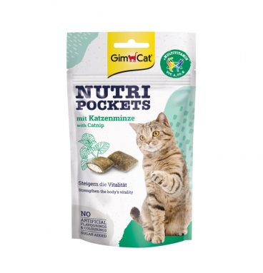 GimCat Nutri Pockets Multi-Vitamin&Kattenkruid 60 gr