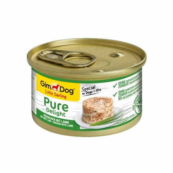 GimDog Little Darling Pure Delight Kip - Lam 85 gr