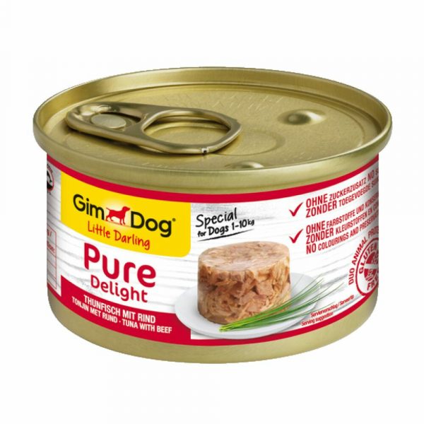 GimDog Little Darling Pure Delight Tonijn - Rund 85 gr