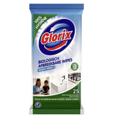 Glorix Schoonmaakdoekjes Original Ocean Fresh 25 stuks