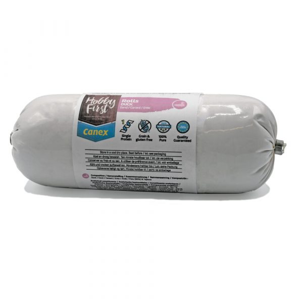 Hobby First Canex High Protein Roll Eend 400 gr