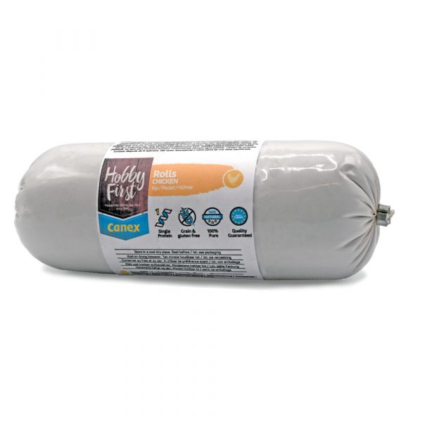 Hobby First Canex High Protein Roll Kip 400 gr