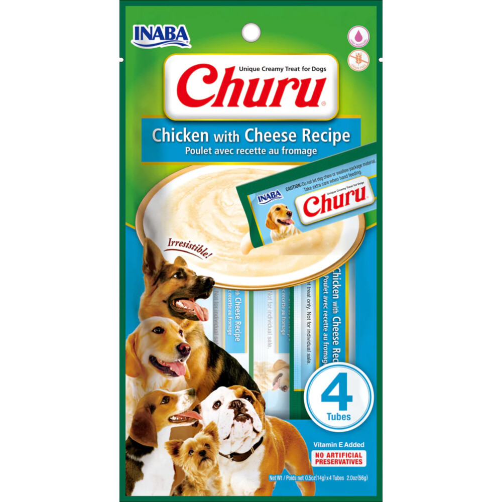 Inaba Hondensnack Churu Kip - Kaas 67 gr