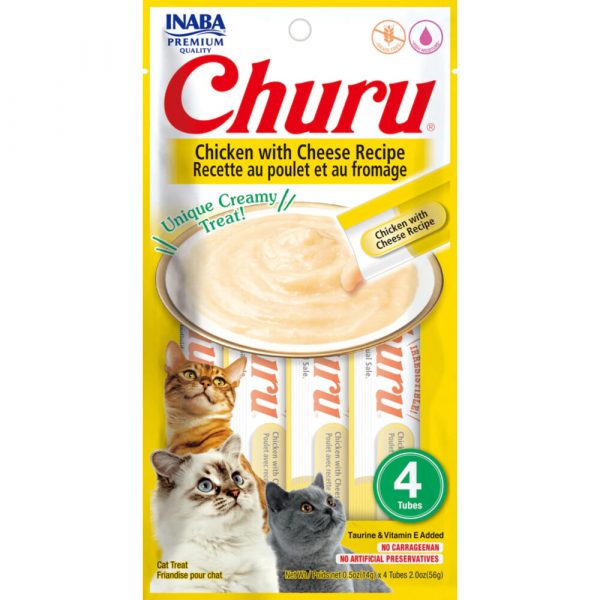 Inaba Kattensnack Churu Kip - Kaas 60 gr