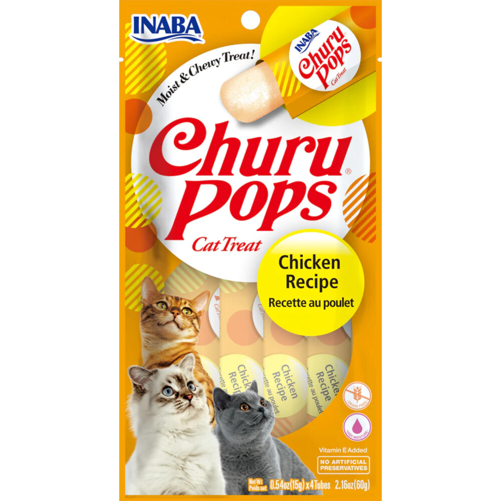 Inaba Kattensnack Pops Chicken 60 gr