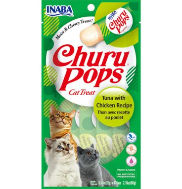 Inaba Kattensnack Pops Tonijn - Kip 60 gr