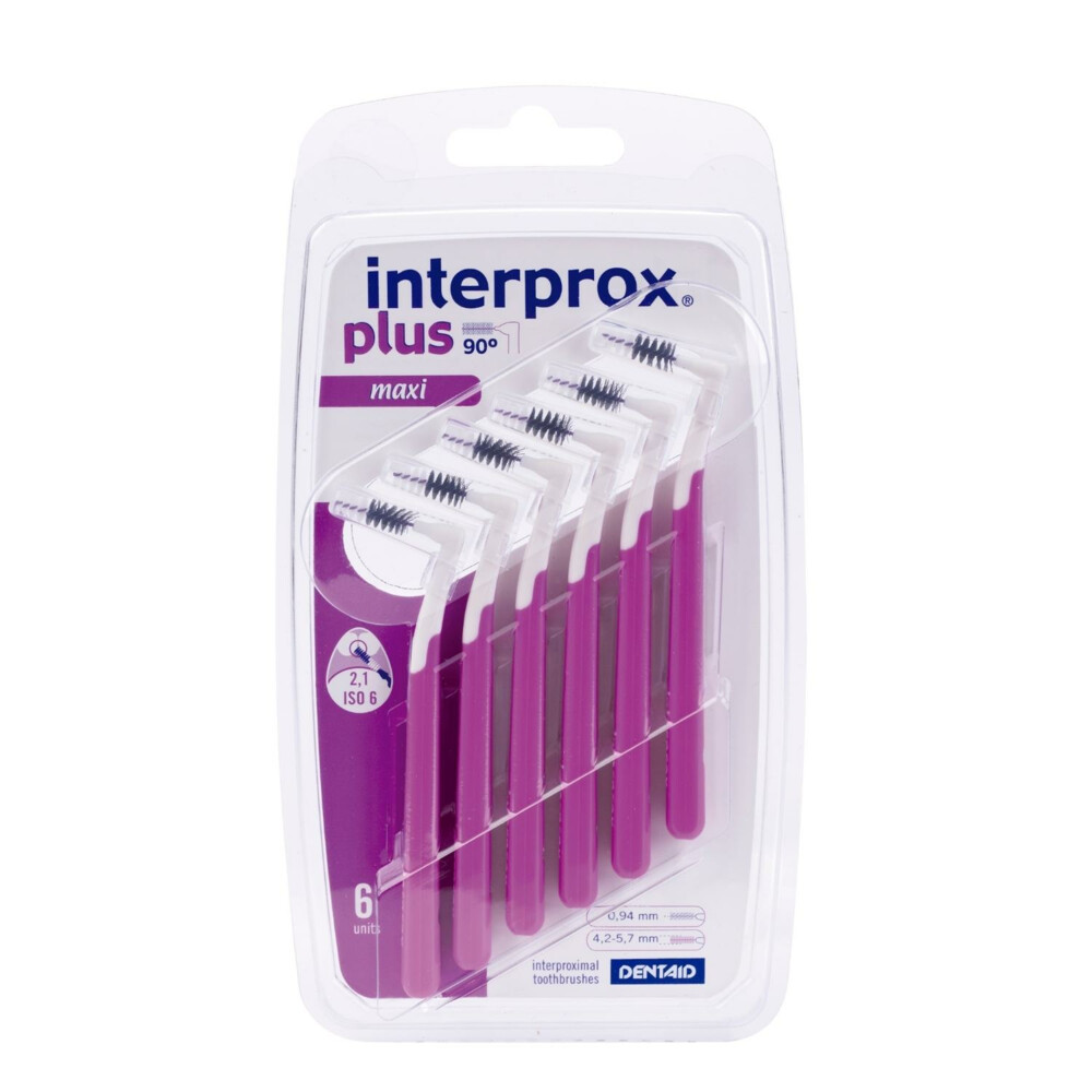 Interprox Plus Maxi 4.2-5.7mm Paars blisterà 6 ragers