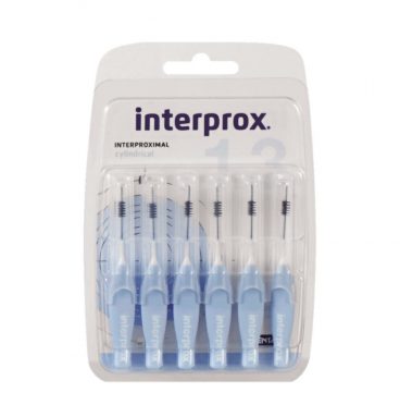 3x Interprox Ragers Cylindrical 1.3 Licht Blauw Blisterà 6 stuks