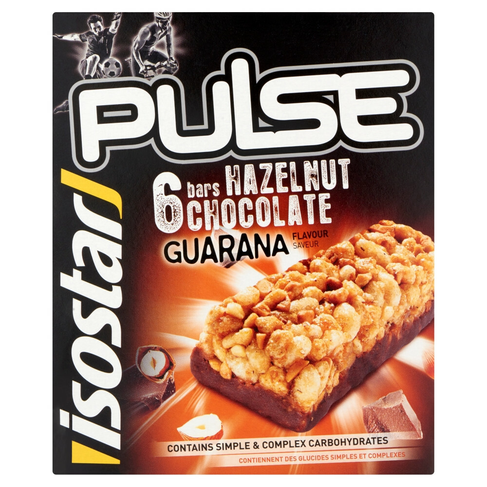 3x Isostar Sportreep Pulse Hazelnoot 138 gr