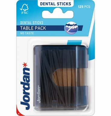 1+1 gratis: Jordan Tandenstokers Table Pack 125 stuks