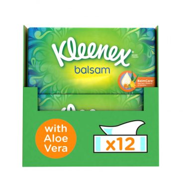 12x Kleenex Tissues Balsam 64 stuks