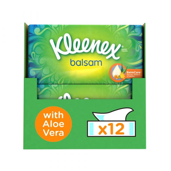 12x Kleenex Tissues Balsam 64 stuks