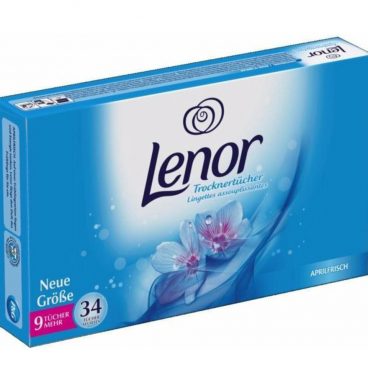 3x Lenor Droogtrommeldoekjes April Fris 34 stuks