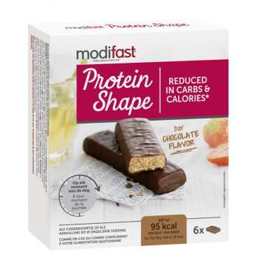 6x Modifast Protein Shape Reep Chocolade 6 x 27 gr