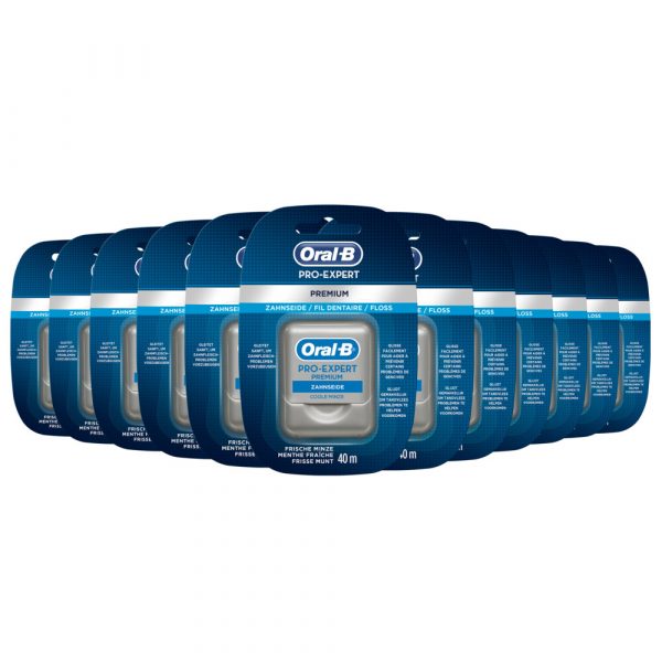 12x Oral-B Floss Pro-Expert Premium 40 mtr.