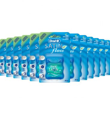 12x Oral-B Floss Satin 25 mtr.