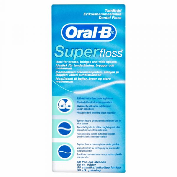 6x Oral-B Super Floss 50 stuks