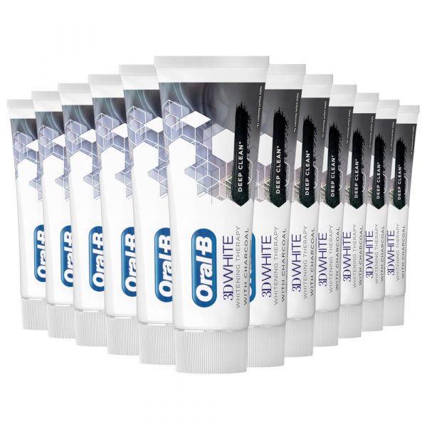 12x Oral-B Tandpasta 3D White 75 ml