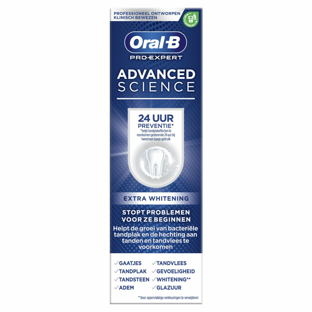 Oral-B Tandpasta Pro Expert Advanced Science Extra White 75 ml