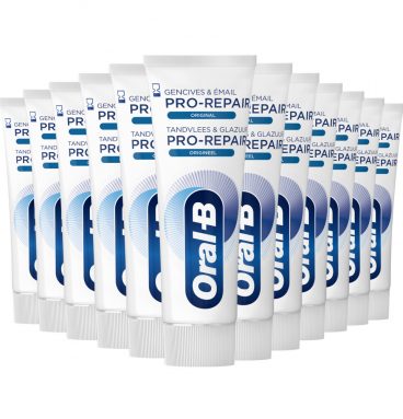 12x Oral-B Tandpasta Tandvlees&Glazuur Repair Origineel 75 ml