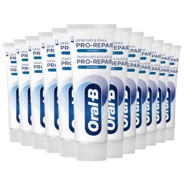 12x Oral-B Tandpasta Tandvlees&Glazuur Repair Origineel 75 ml