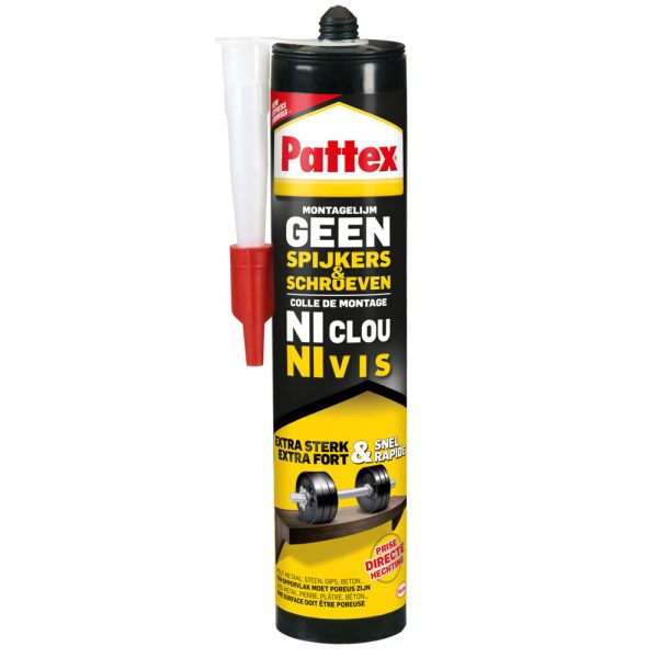 Pattex Geen Spijkers&Schroeven Montagekit Hout 400 gr