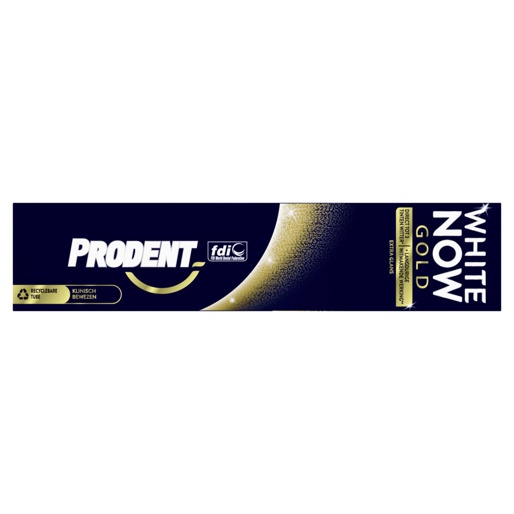 Prodent Tandpasta White Now Gold 75 ml